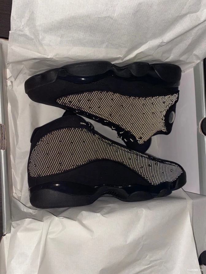 Rep Jordan 13 Air Black Retro Cat 414571-011 0708